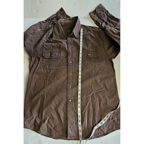 St‎ John's Bay vintage men's long sleeve button up Sz M - Picture 13 of 14